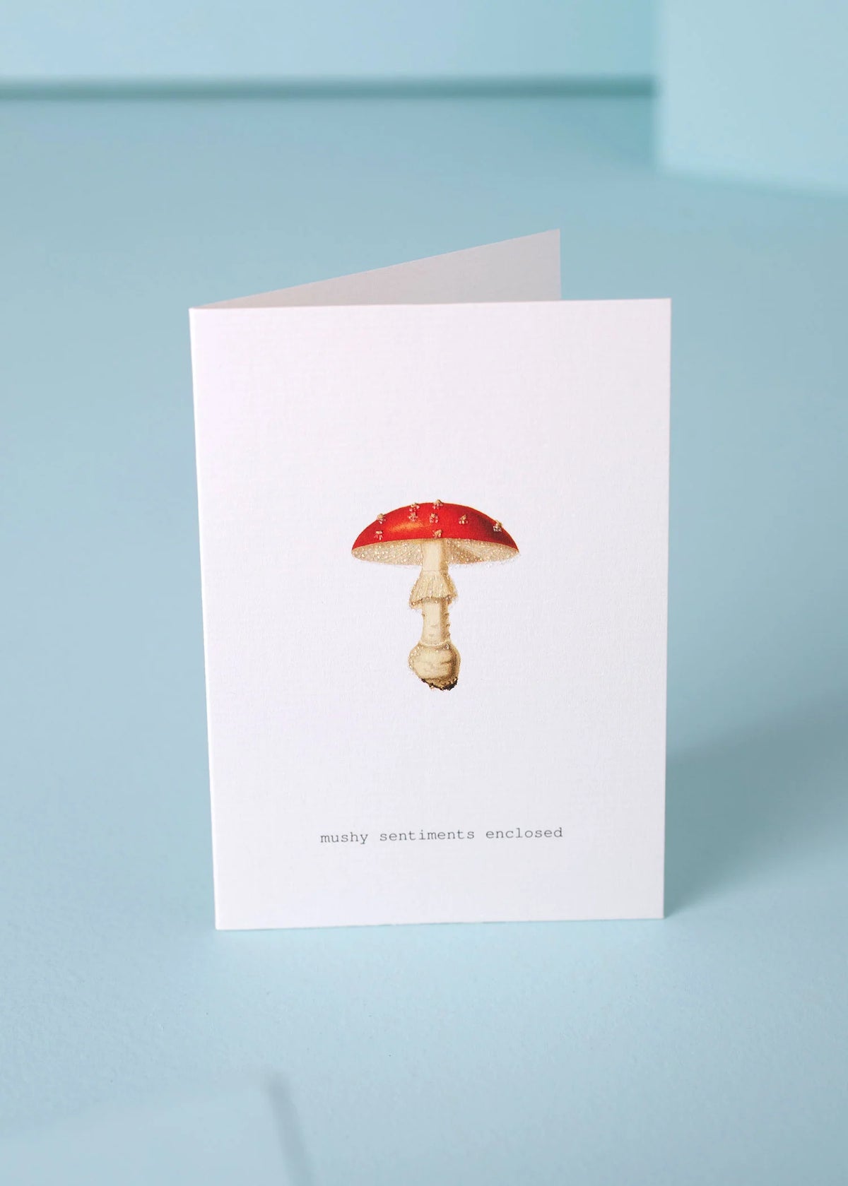 Mushy Sentiments Inclosed Greeting Card